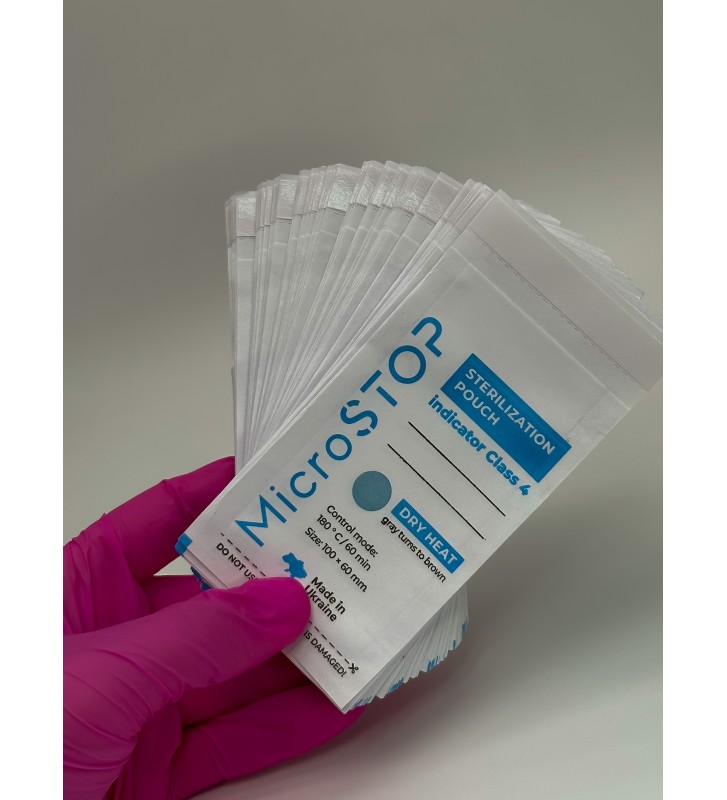 MICRO STOP Bolsas para Esterilizar 100x60mm