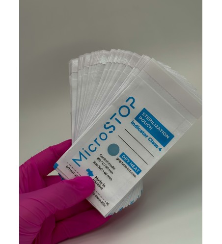 MICRO STOP Bolsas para Esterilizar 100x60mm