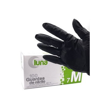 Guantes M negro